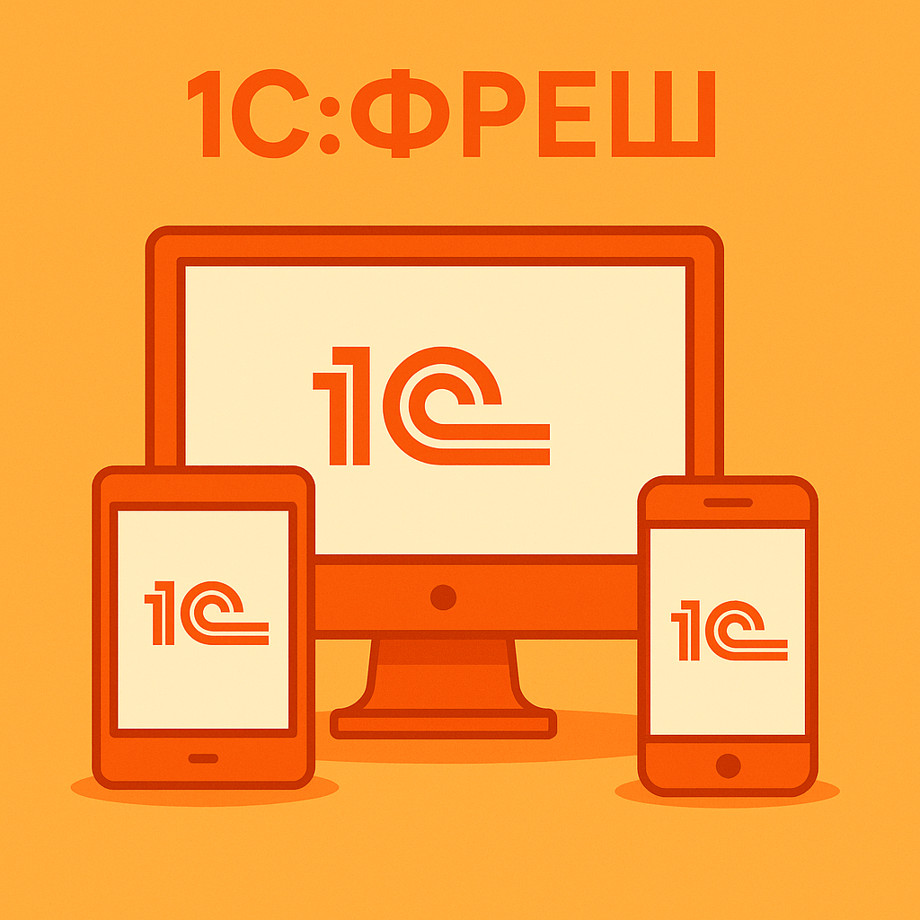 1С Фреш на разных устройствах